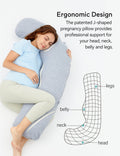 Momcozy U-Shaped Pregnancy Body Pillow