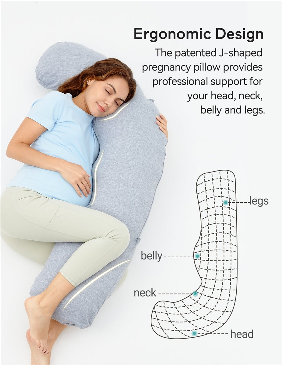 Momcozy U-Shaped Pregnancy Body Pillow