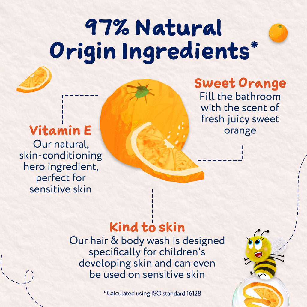 Childs Farm Hair & Body Wash, Sweet Orange 250ml