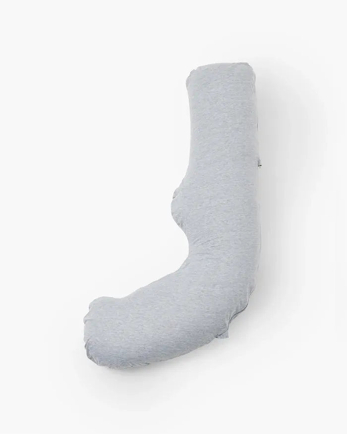 Momcozy J Shaped Maternity Body Pillow - Grey