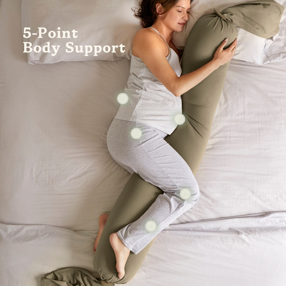 BBhugme Pregnancy Pillow - Dusty Olive