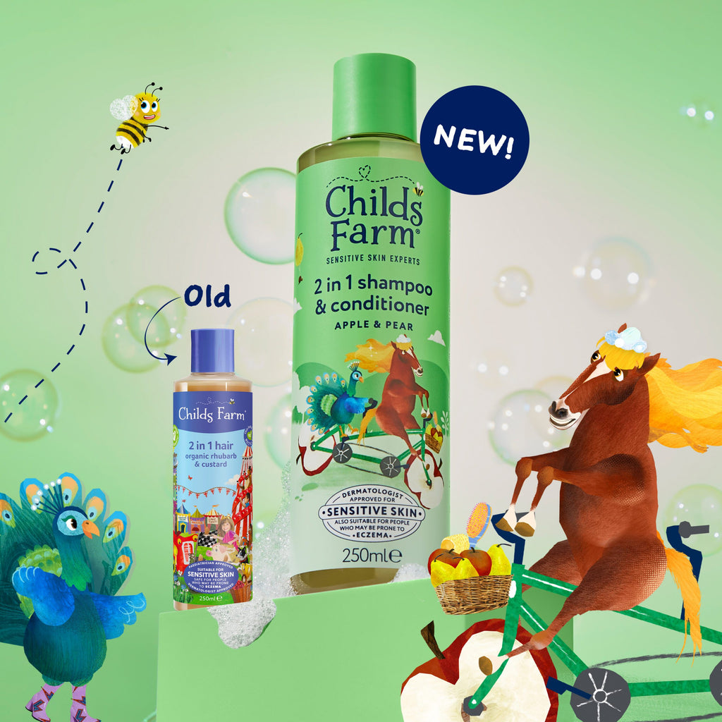 Childs Farm 2 in 1 Shampoo & Conditioner, Apple & Pear, 250ml