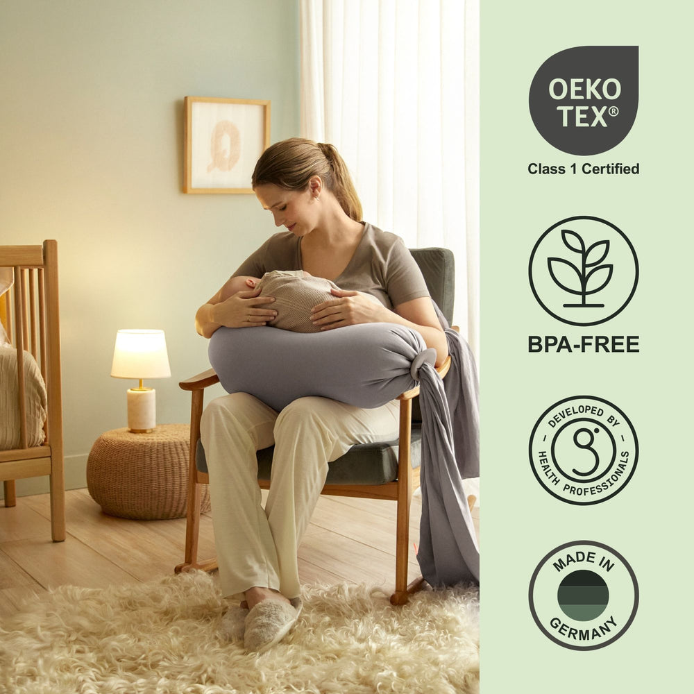 BBhugme Pregnancy Pillow - Stone