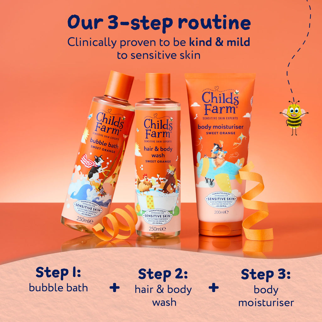 Childs Farm Hair & Body Wash, Sweet Orange 250ml