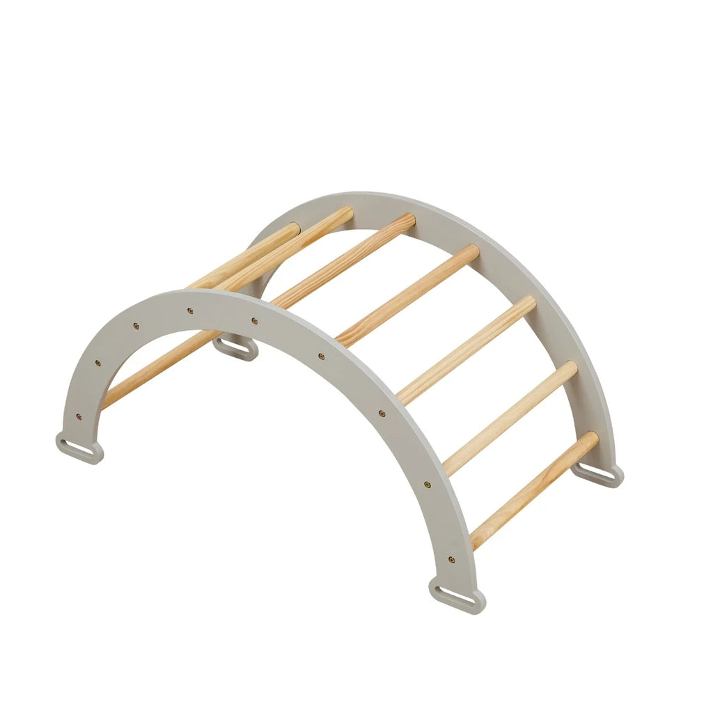 Tutti Bambini Scala Montessori 3 in 1 Pikler Climbing Frame with Climbing Wall - Mushroom