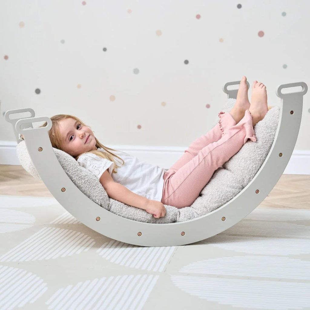Tutti Bambini Scala Montessori 3 in 1 Pikler Climbing Frame with Climbing Wall - Mushroom