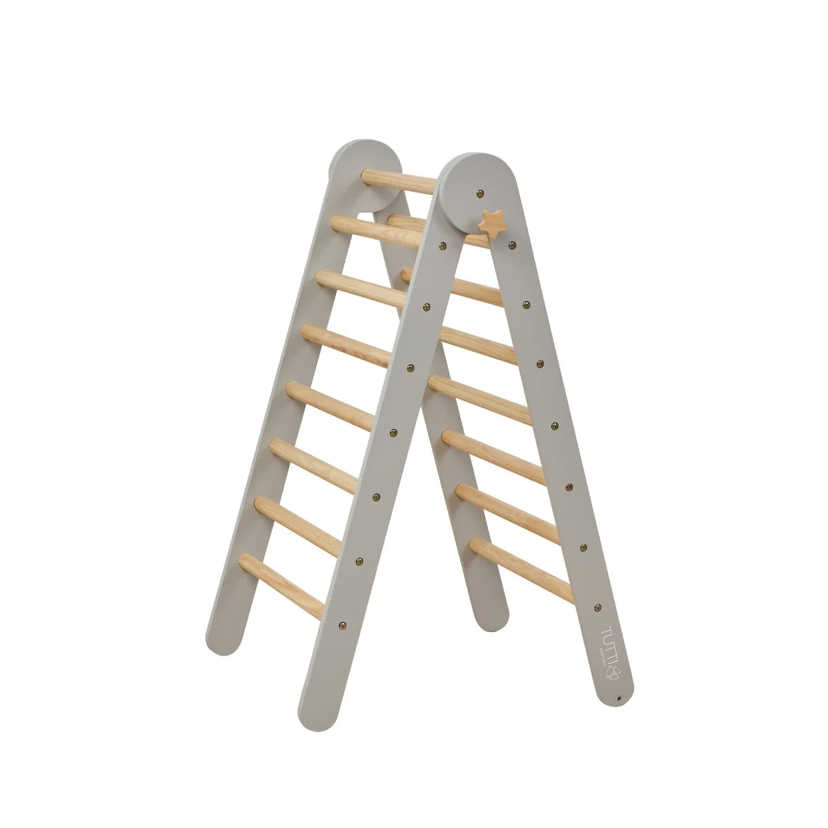 Tutti Bambini Scala Montessori 3 in 1 Pikler Climbing Frame with Climbing Wall - Mushroom