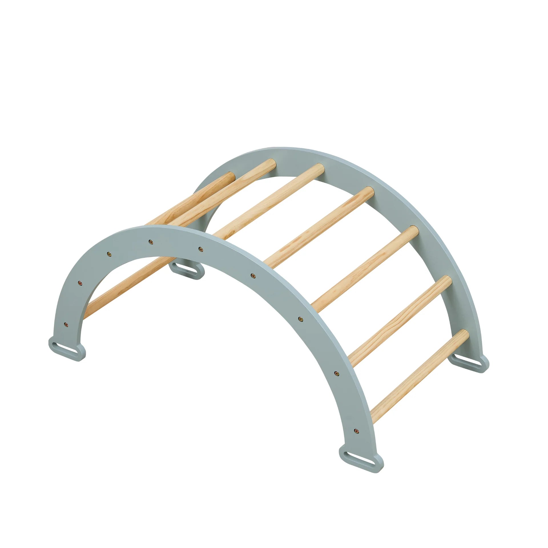 Tutti Bambini Scala Montessori 3 in 1 Pikler Climbing Frame with Climbing Wall - Ocean Stone