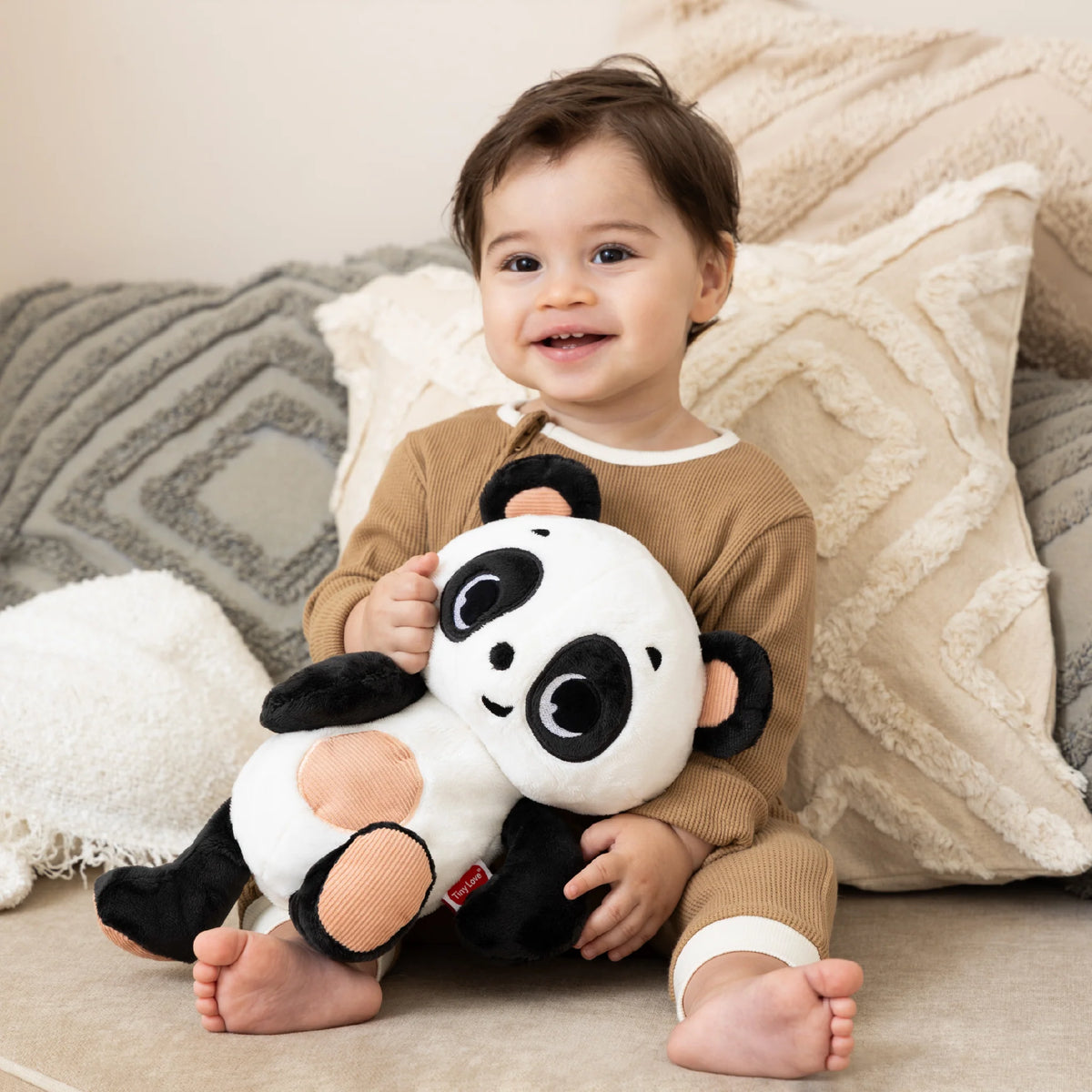 Black & White Décor Plush Panda Snuggly Buddy