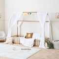 Tutti Bambini Casa Grande Floor Bed Curtains Accessory Pack - White