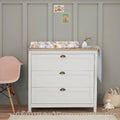 Tutti Bambini Verona Collection Chest Changer - White / Oak