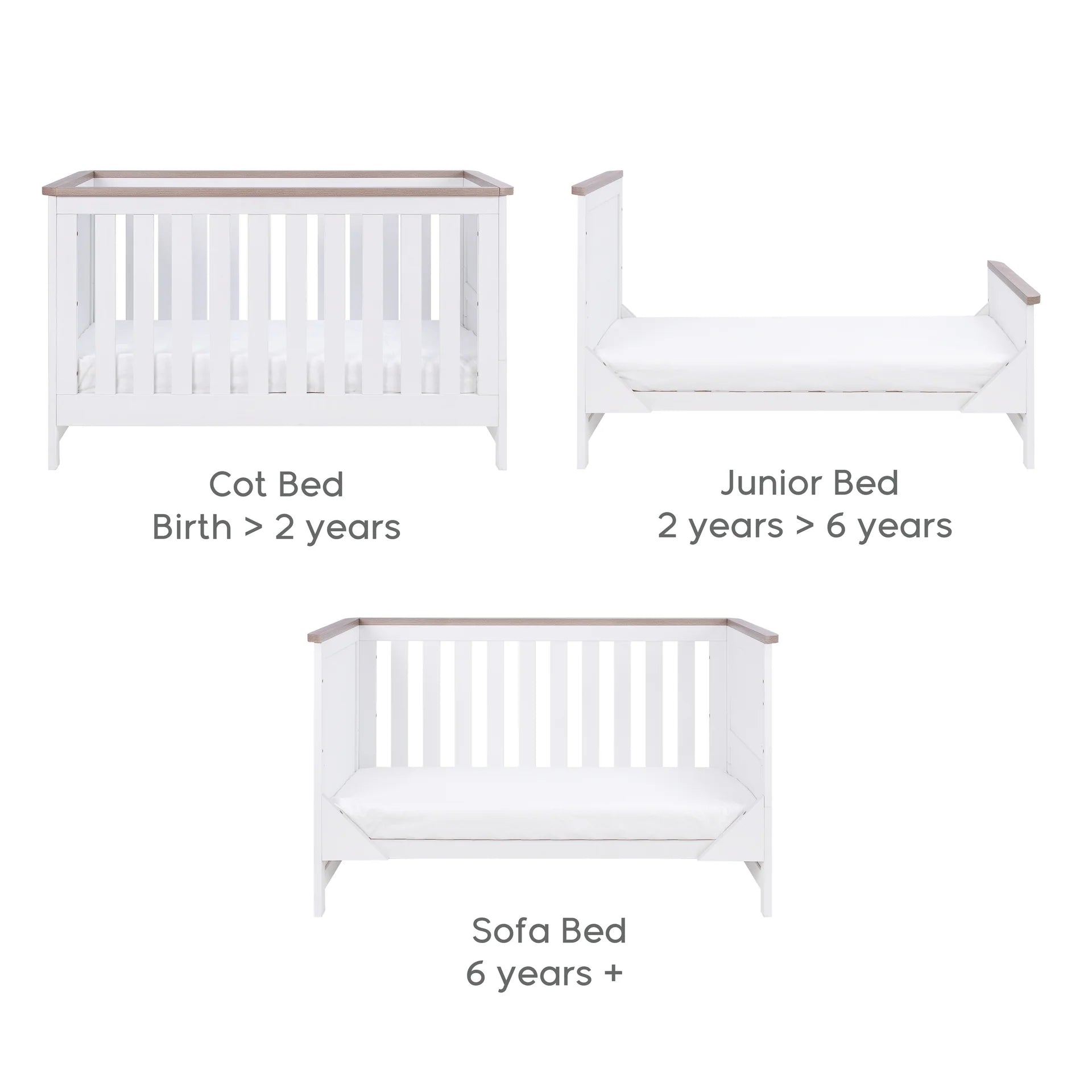 Tutti Bambini Verona Collection -3 Piece Room Set Bundle