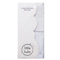Little Bubz 2 Jersey Fitted Cot Bed sheets 70x145cm - White / Grey Stars